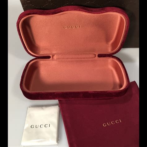 gucci sunglass case velvet|gucci sunglass holder.